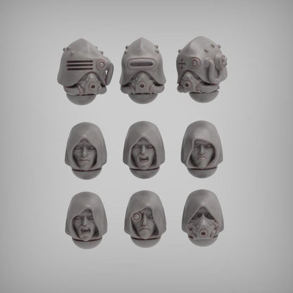 Coven Squad, Battle Sisters Sci-Fi Regiment Miniatures by Reptilian Overlords