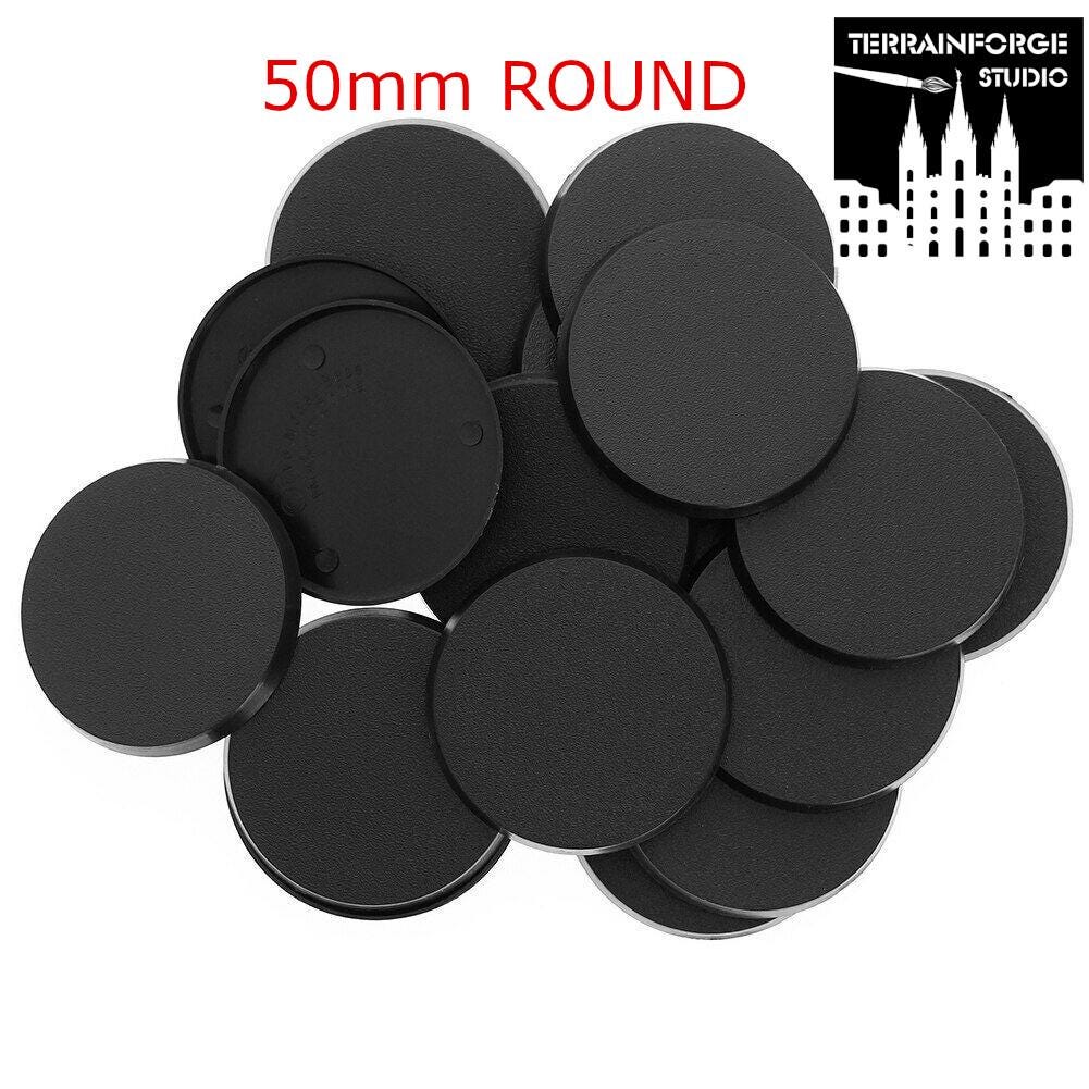 Plain Round Bases for use in Tabletop Wargames
