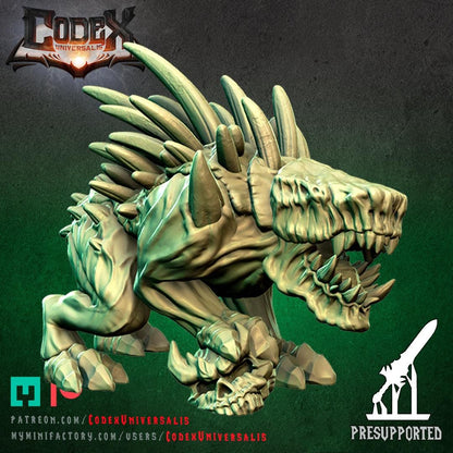 Tracker Hound, Forest Stalker Miniature for Tabletop Roleplaying games by Codex Universalis