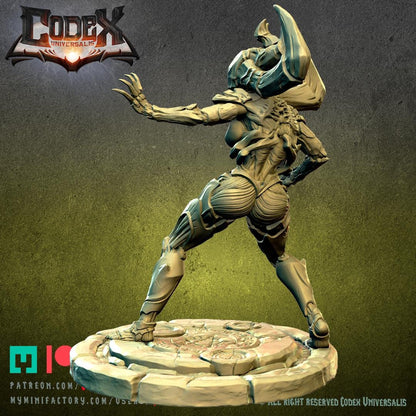 High Priestess Akigath, Demonic Heroic Praetor for Tabletop Roleplaying games by Codex Universalis