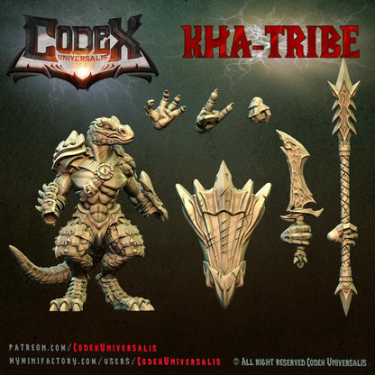 Raptor Lizardmen, Lizardmen Warriors for Tabletop Roleplaying games by Codex Universalis