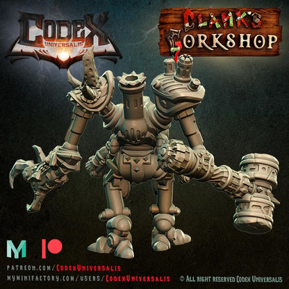 Mech Grynk - Hobgoblin Tinkerer, Hobgoblin Hero for Tabletop Roleplaying games by Codex Universalis