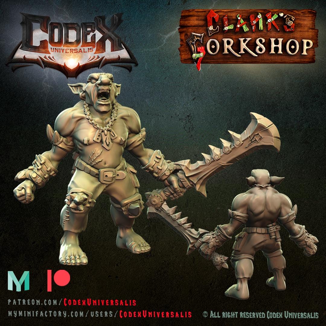 Tinkerer Grynk on foot - Hobgoblin Hero for Tabletop Roleplaying games by Codex Universalis