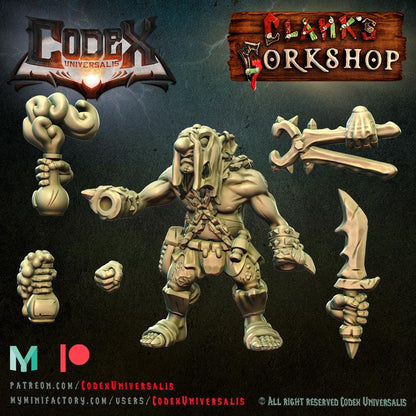 Tinkerer Trukz with Techpack - Hobgoblin Hero for Tabletop Roleplaying games by Codex Universalis