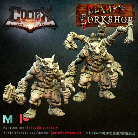 Tinkerer Crot with Techpack - Hobgoblin Hero for Tabletop Roleplaying games by Codex Universalis