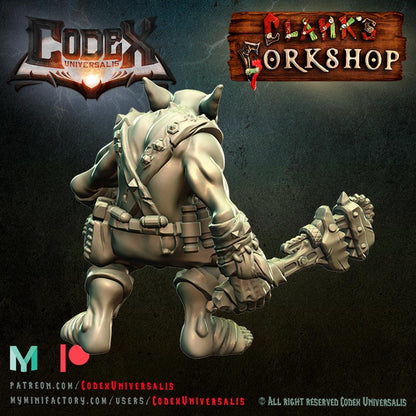 Tinkerer Crot with Techpack - Hobgoblin Hero for Tabletop Roleplaying games by Codex Universalis