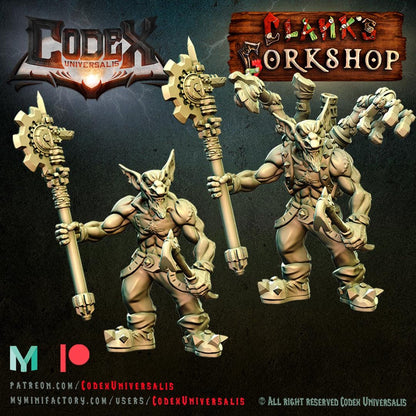 Tinkerer Clank with Techpack - Hobgoblin Hero for Tabletop Roleplaying games by Codex Universalis