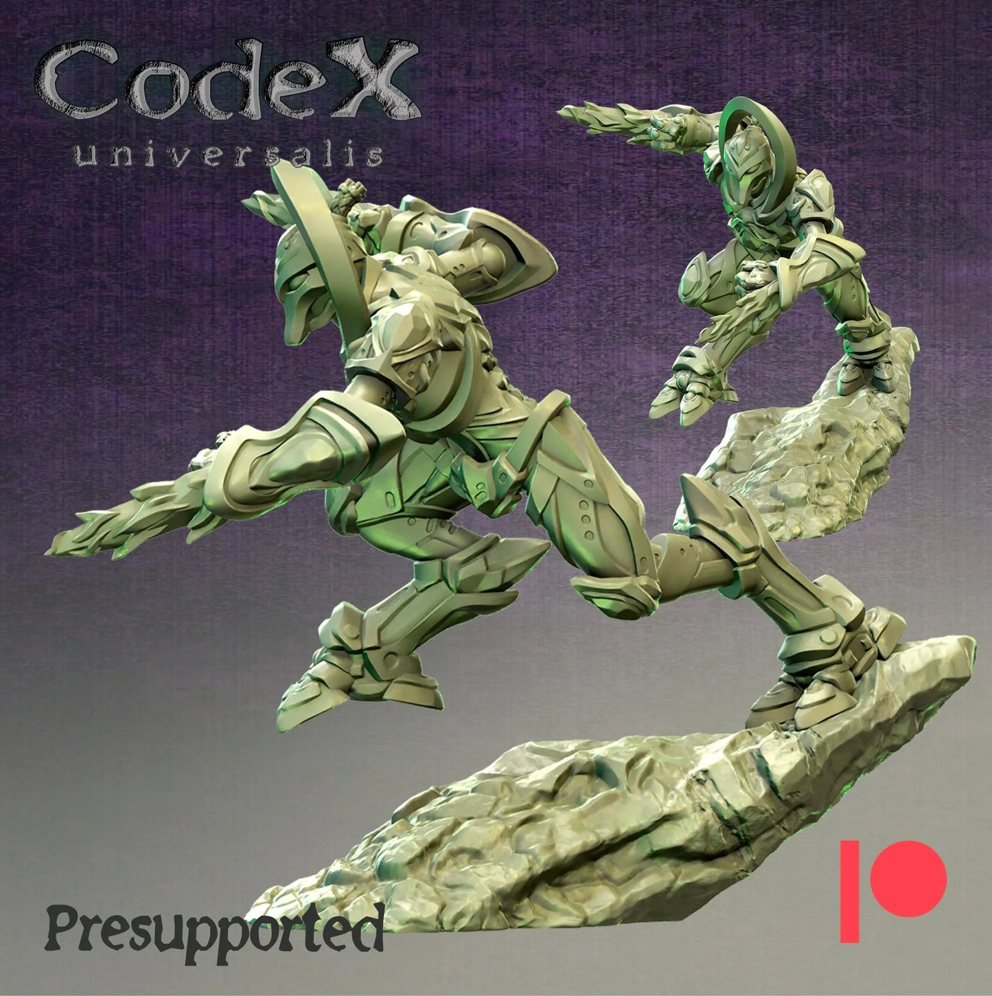 Starforged Warriors, Sci-fi Miniatures for Tabletop Roleplaying games by Codex Universalis