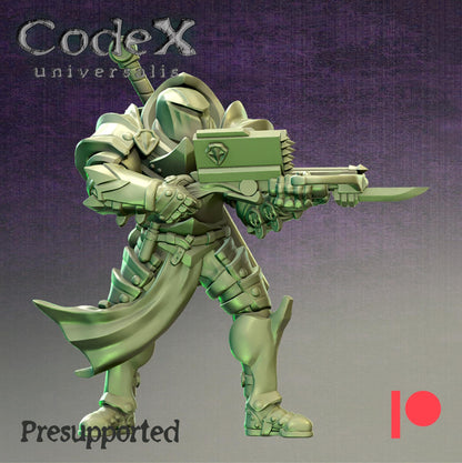 Knight Servant of Light, Knightly Hero Miniatures for Tabletop Roleplaying games by Codex Universalis