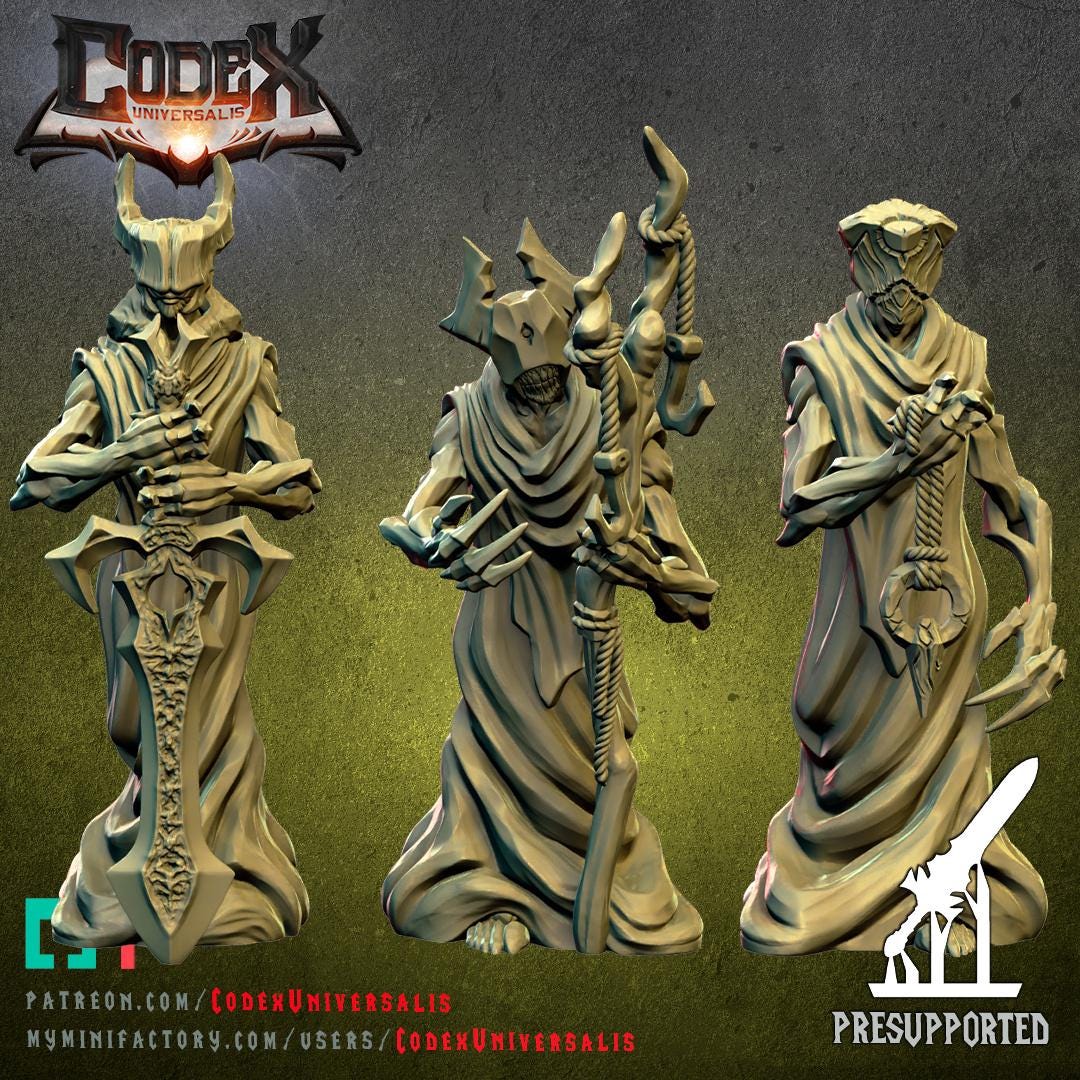 Cultists of High Priestess Akigath, Demonic Undead Minions for Tabletop Roleplaying games by Codex Universalis