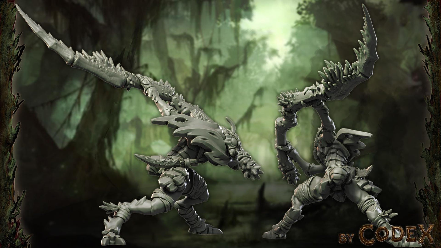 Zikek the quick, Bug People Miniatures for Tabletop Roleplaying games by Codex Universalis