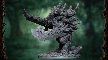 Darkarat, cinder soul, Heroic Forest Spirit Miniature for Tabletop Roleplaying games by Codex Universalis