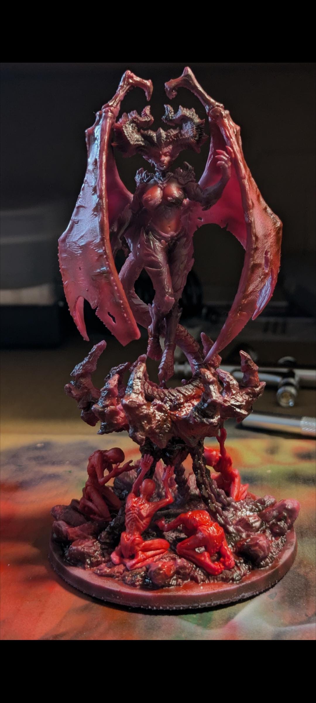 Ar'Iketh, Demoness Seer, Demonic Heroic Lady for Tabletop Roleplaying games by Codex Universalis