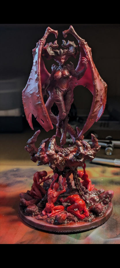 Ar'Iketh, Demoness Seer, Demonic Heroic Lady for Tabletop Roleplaying games by Codex Universalis