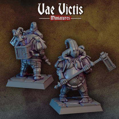 Corrupted Circus Miniatures, Bits and Weapon Conversions Fantasy by Vae Victis, perfect for Fantasy tabletop Wargames