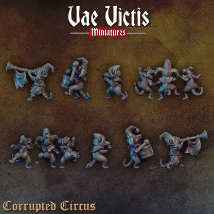 Corrupted Circus Miniatures, Bits and Weapon Conversions Fantasy by Vae Victis, perfect for Fantasy tabletop Wargames