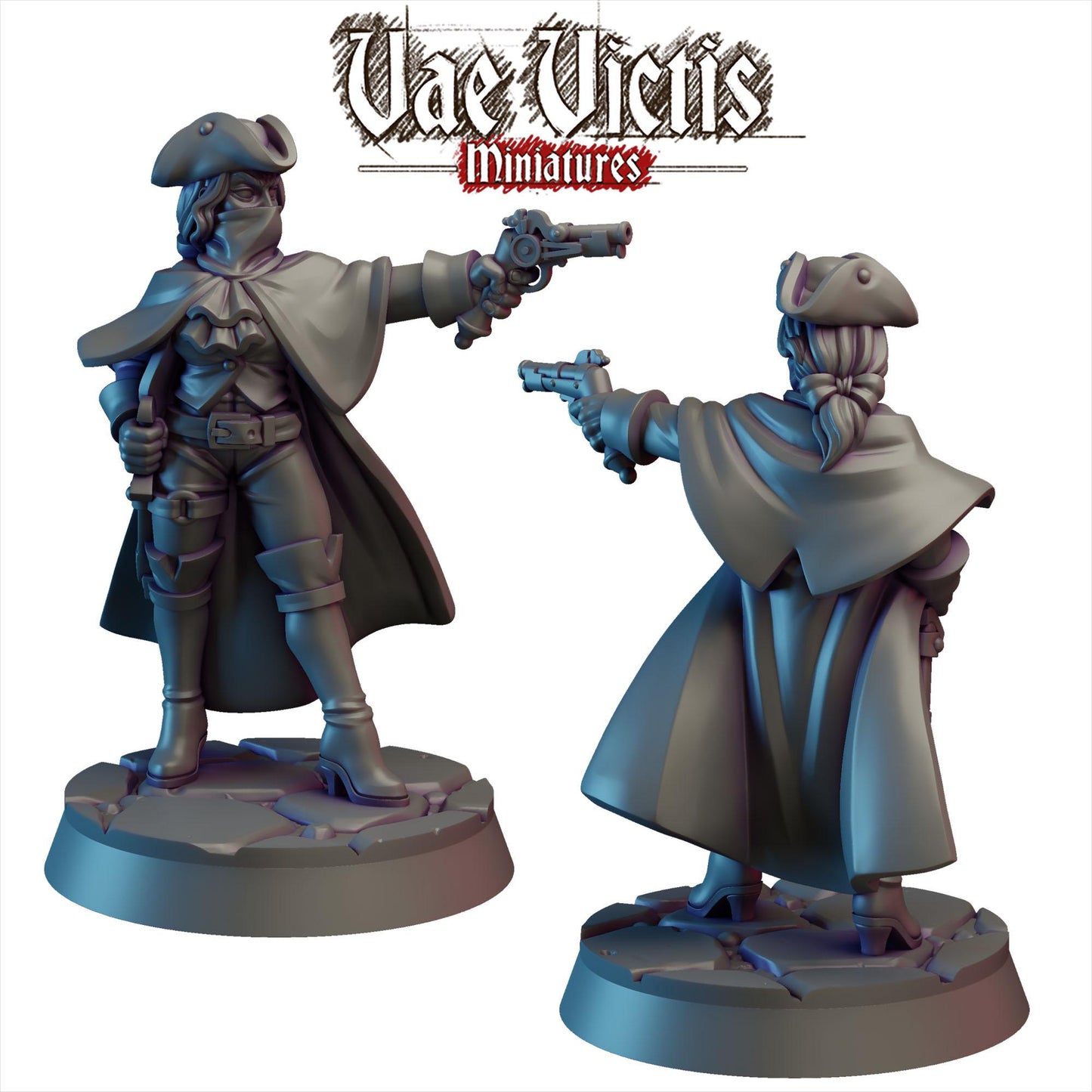 Highway Woman, Cursed City Mercenary, Mercenary Miniatures by Vae Victis, perfect for Fantasy Wargames and Tabletop RPGs