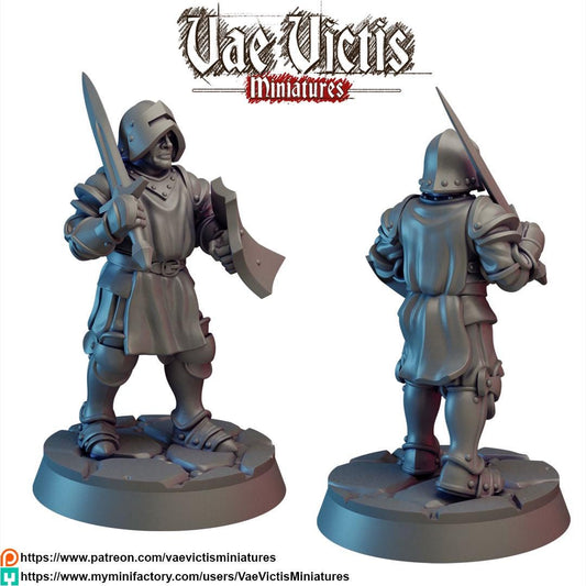 Royal Knights, Adventurers and Mercenaries by Vae Victis, perfect for Fantasy Wargames and Tabletop RPGs