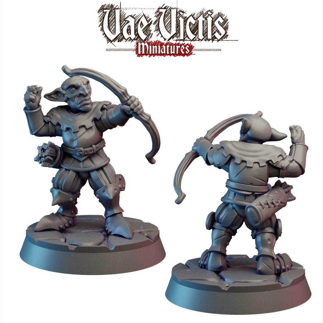 Goblin guards, Adventurers and Mercenaries by Vae Victis, perfect for Fantasy Wargames and Tabletop RPGs