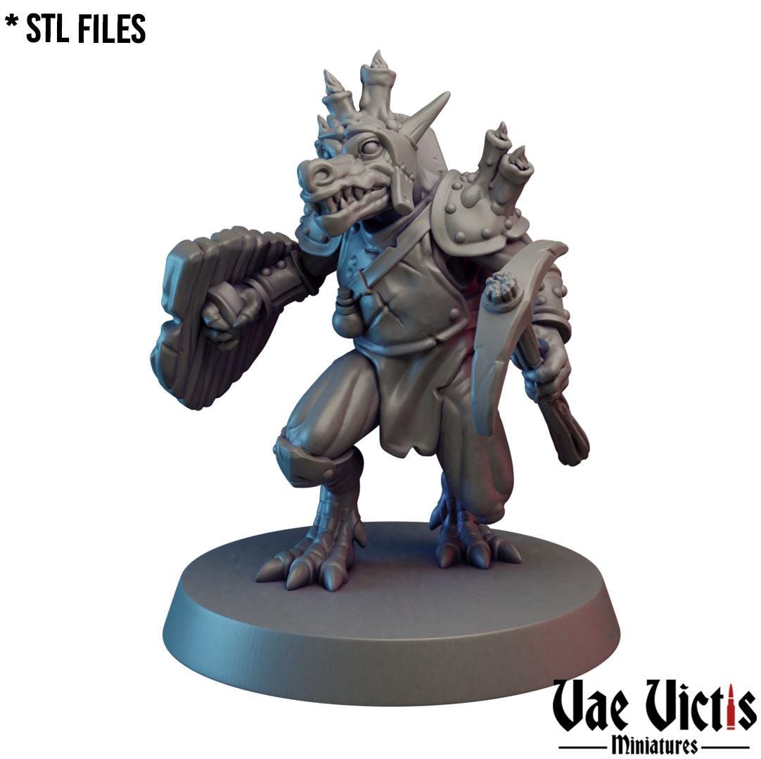 Kobold Warband, Adventurers and Mercenaries by Vae Victis, perfect for Fantasy Wargames and Tabletop RPGs