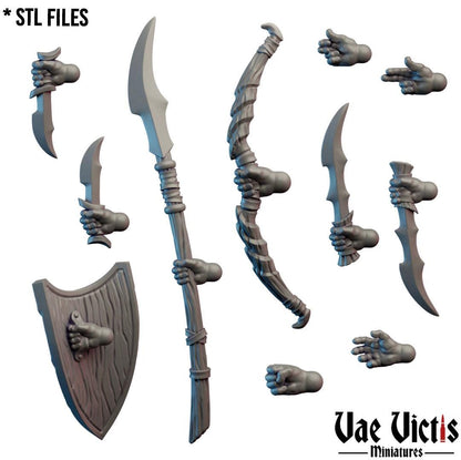 Forest Elves, Adventurers and Mercenaries by Vae Victis, perfect for Fantasy Wargames and Tabletop RPGs