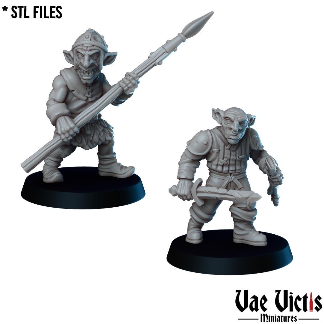 Goblin Adventurers, Adventurers and Mercenaries by Vae Victis, perfect for Fantasy Wargames and Tabletop RPGs