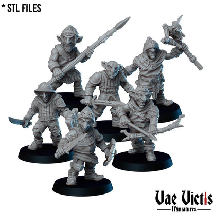 Goblin Adventurers, Adventurers and Mercenaries by Vae Victis, perfect for Fantasy Wargames and Tabletop RPGs