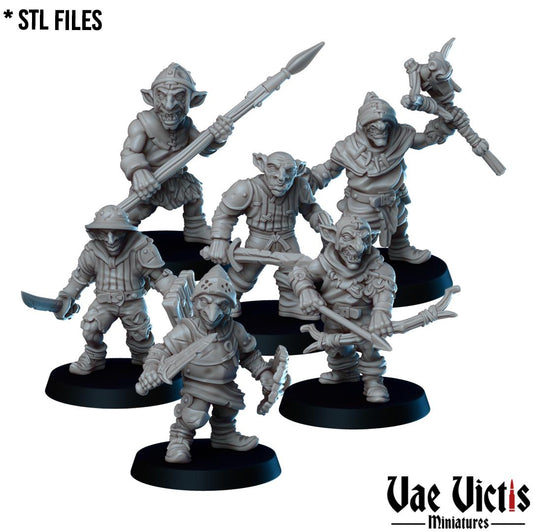 Goblin Adventurers, Adventurers and Mercenaries by Vae Victis, perfect for Fantasy Wargames and Tabletop RPGs