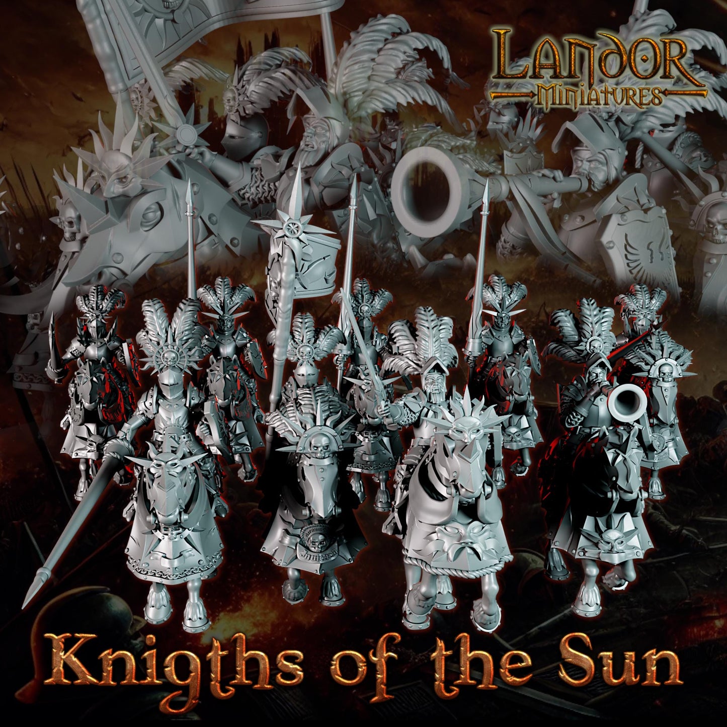 Knights of the Sun, Modular Empire miniatures by Landor Miniatures! Empire for Fantasy Wargames