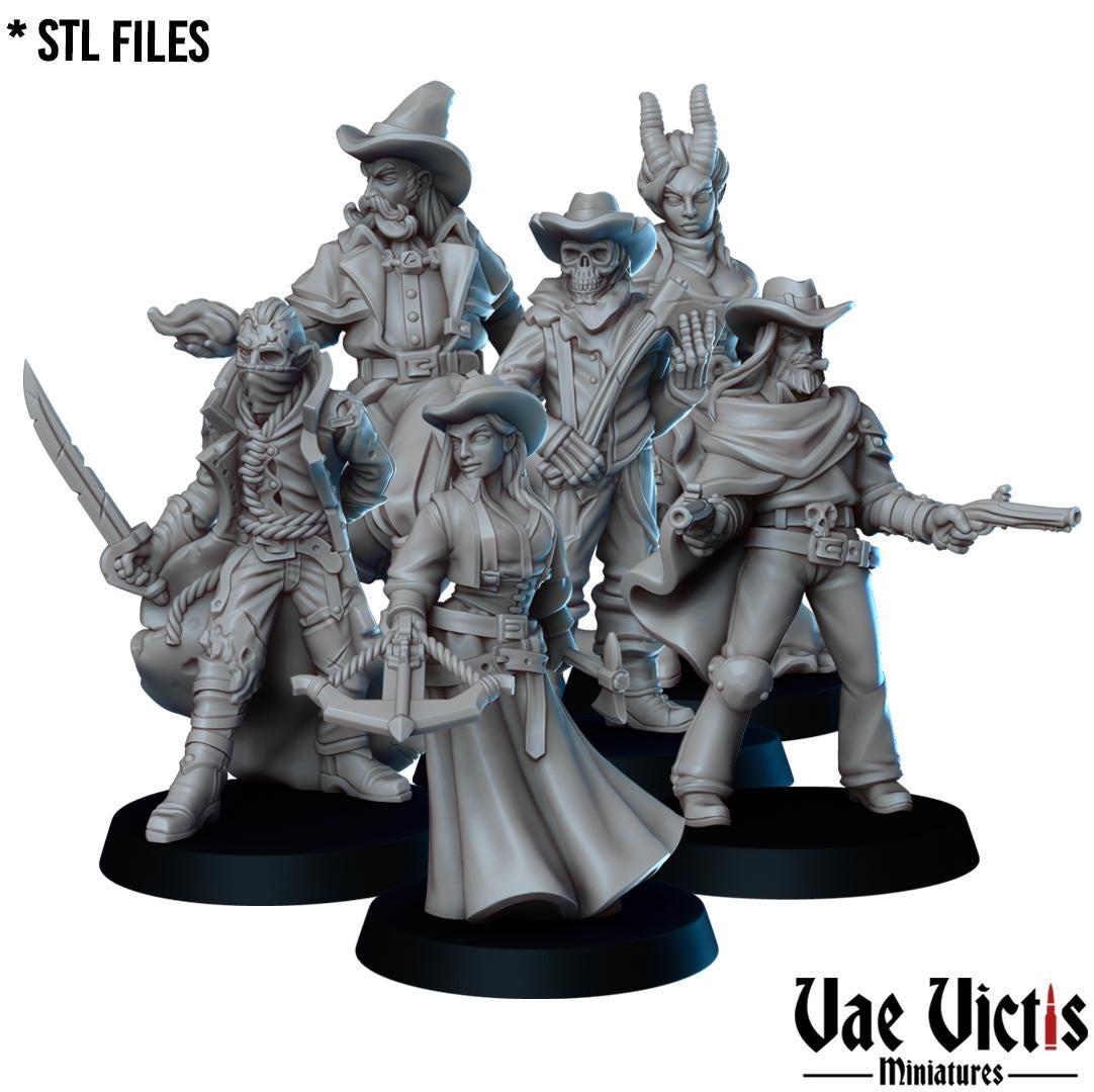 Western Fantasy, Adventurers and Mercenaries by Vae Victis, perfect for Fantasy Wargames and Tabletop RPGs