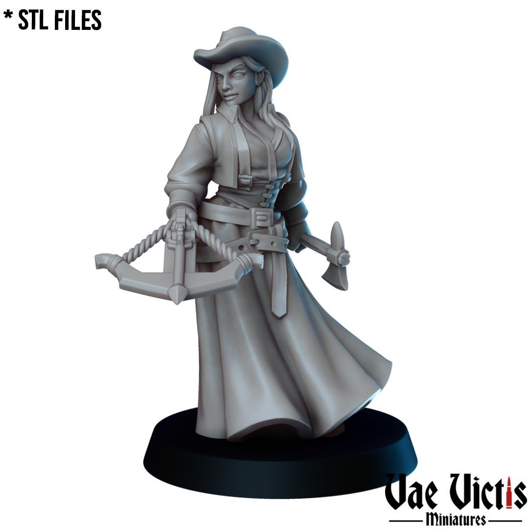 Western Fantasy, Adventurers and Mercenaries by Vae Victis, perfect for Fantasy Wargames and Tabletop RPGs