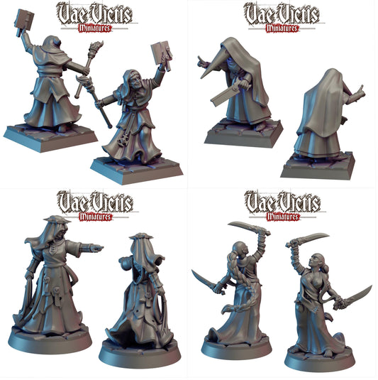 Ladies of the Cloth, Adventurers, Civilians and Mercenaries by Vae Victis, perfect for Fantasy Wargames and Tabletop RPGs