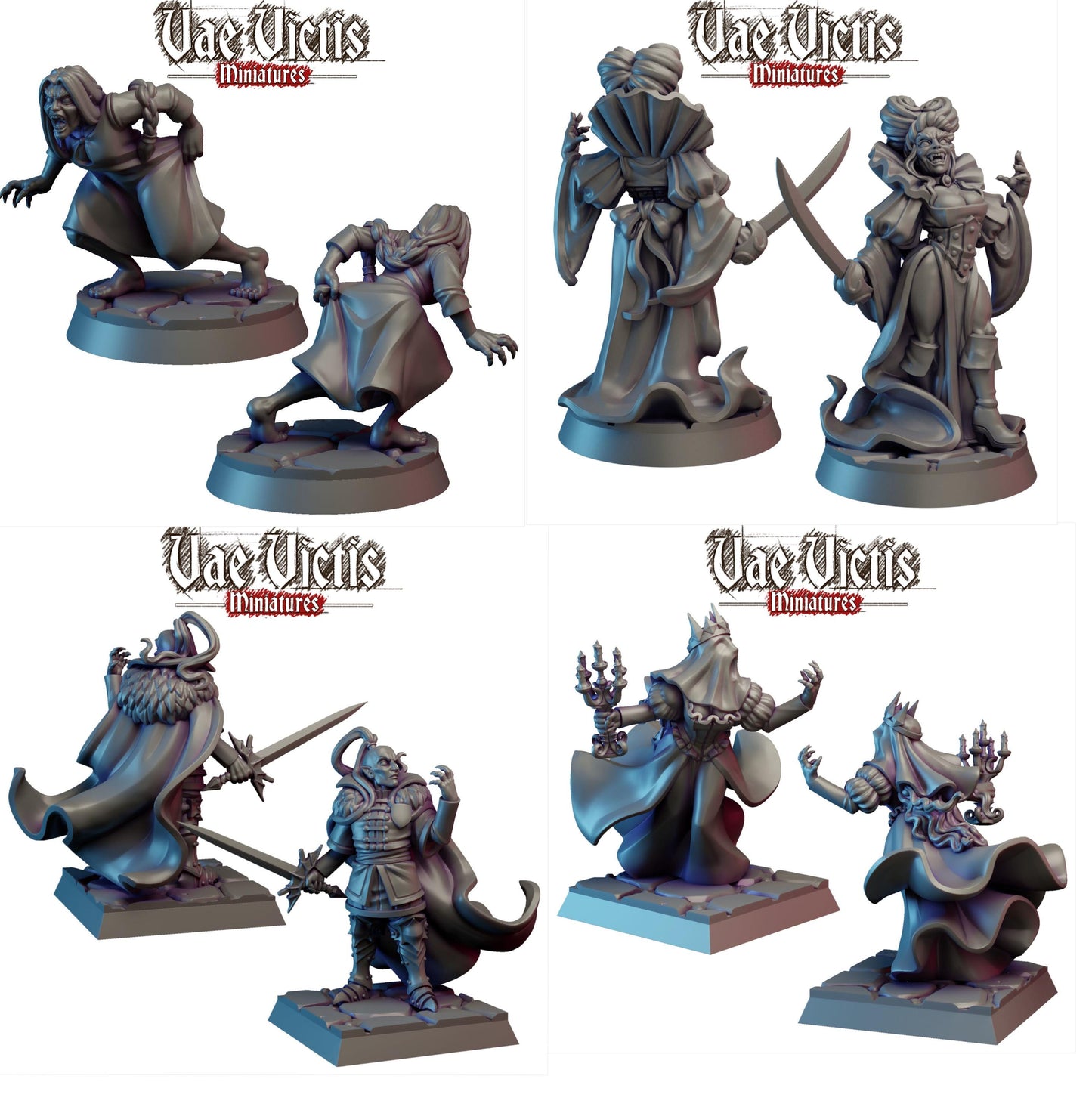 Aristocracy of the Night, Adventurers, Civilians and Mercenaries by Vae Victis, perfect for Fantasy Wargames and Tabletop RPGs