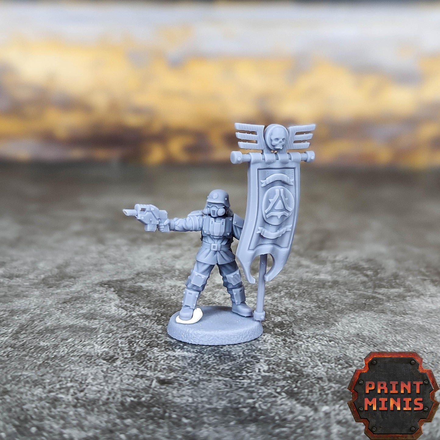 Command Squad - Kaledon Fortis Army, Sci-Fi Space Militia Soldiers