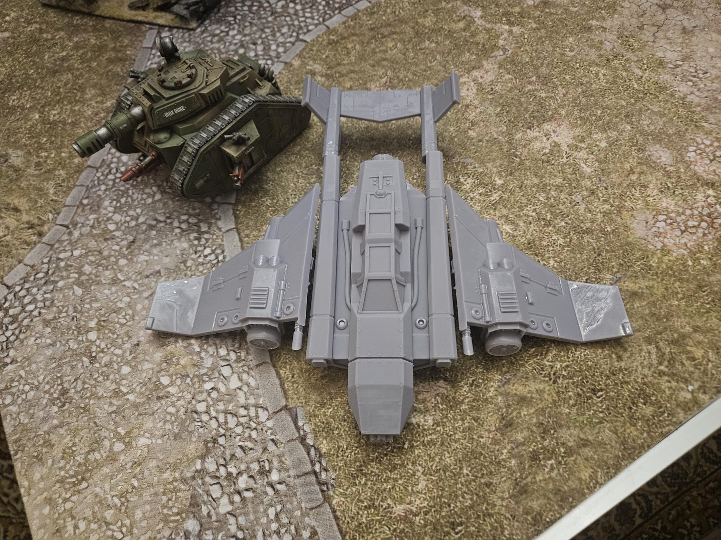 Roman Vengence CAS Fighter, Monopose Sci-Fi Vehicle by ThatEvilOne, Sci-fi Wargames Proxy, Imperial  Flyer