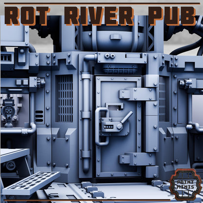 Rot River Pub - Risor District - Sci-Fi City Skirmish Wargaming Terrain by Print Minis