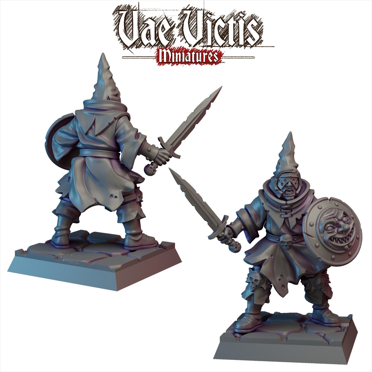 Ruined City Cultists,Fantasy Miniatures by Vae Victis, perfect for Fantasy Wargames and RPGs