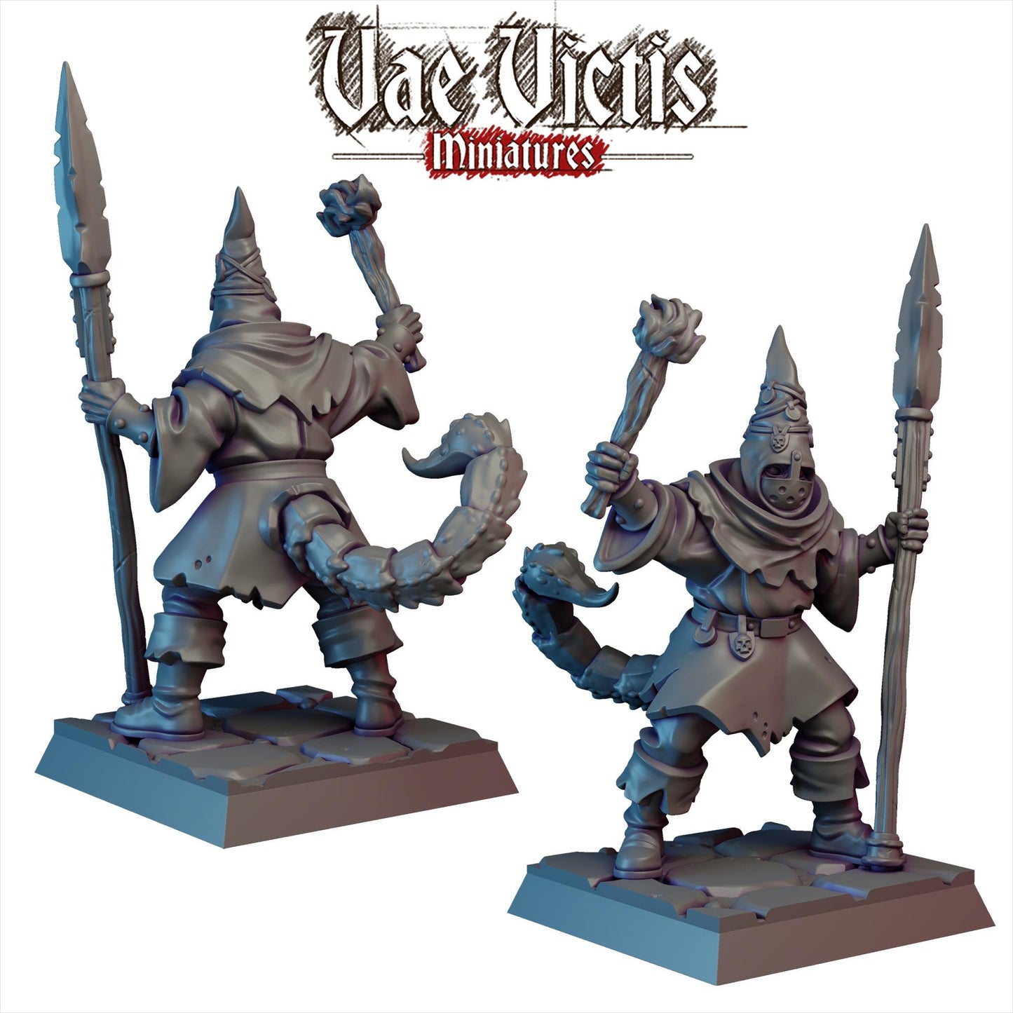 Ruined City Cultists,Fantasy Miniatures by Vae Victis, perfect for Fantasy Wargames and RPGs