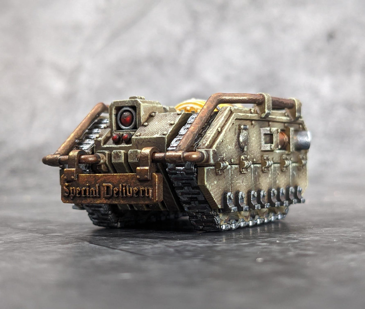 Hellion - Demolitions Vehicle and Remote Defence Vehicle - Kaledon Fortis Army, Sci-Fi Space Militia Soldiers by Print Minis
