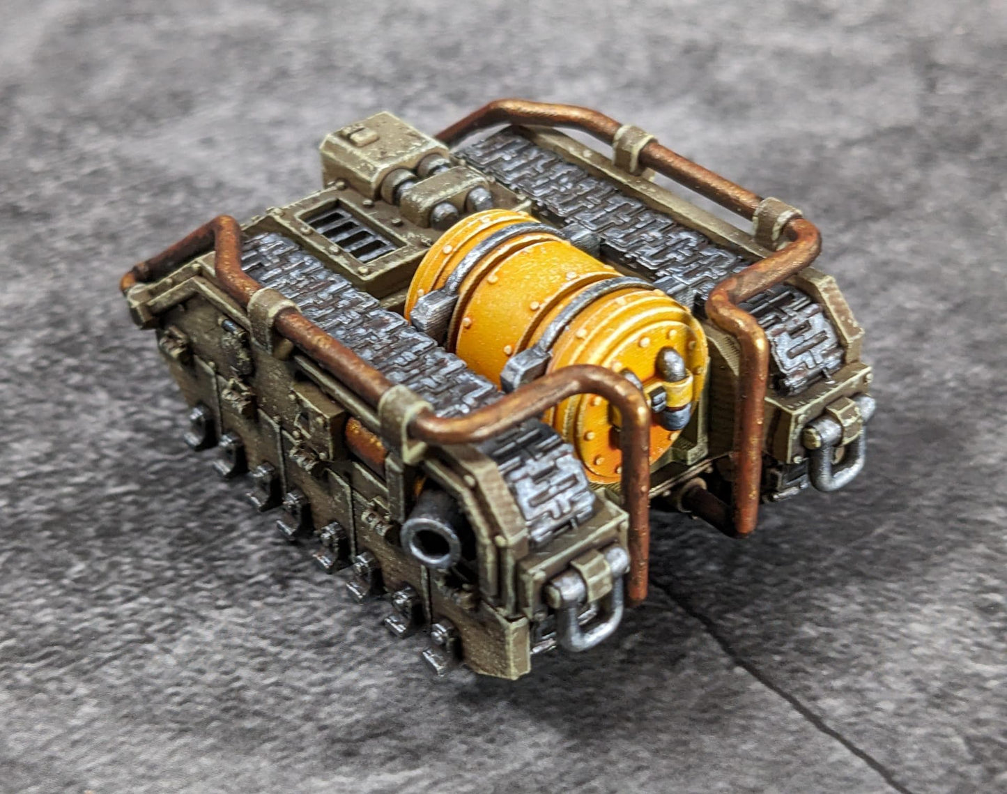 Hellion - Demolitions Vehicle and Remote Defence Vehicle - Kaledon Fortis Army, Sci-Fi Space Militia Soldiers by Print Minis