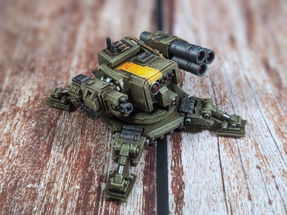 Widow Makers Sentry Guns - Kaledon Fortis Army, Sci-Fi Space Militia Soldiers by Print Minis