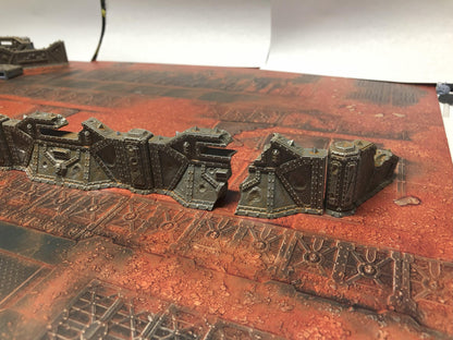 Barricade Wall Defence Line - Kaledon Fortis Army, Sci-Fi Space Militia Soldiers by Print Minis