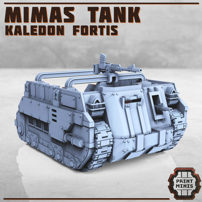 Mimas Tank – Sci-Fi Troop Carrier, 3D Printed Miniature