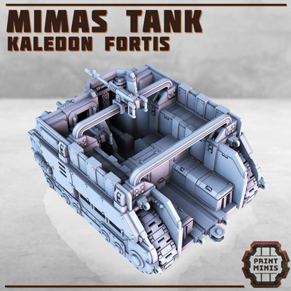 Mimas Tank – Sci-Fi Troop Carrier, 3D Printed Miniature