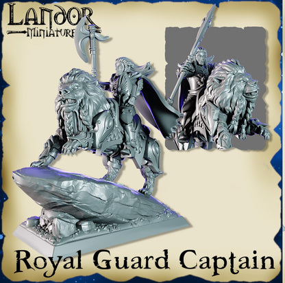 Royal Guard Captain, Modular High Elven miniatures by Landor Miniatures! High Elves for Fantasy Wargames