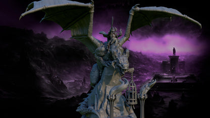 Dark Elves Warlord, Modular Dark Elven miniatures by Landor Miniatures! Dark Elves for Fantasy Wargames