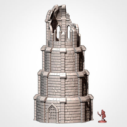 Modular MIDDLE EARTH TOWN terrain by Txarli Factory Fantasy Terrain Ruined City, Perfect for Tabletop Wargames