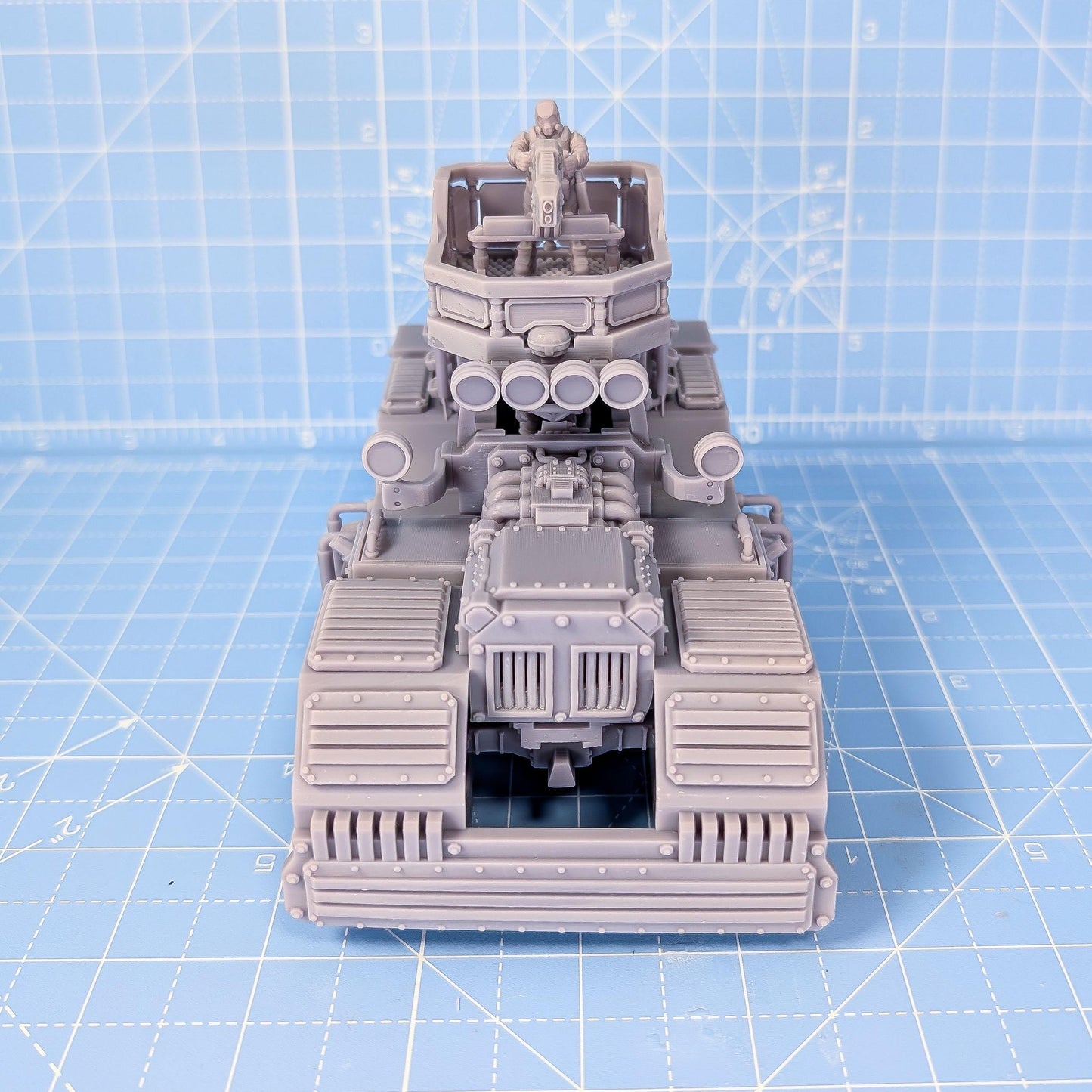 The War Tractor - Repurposed Industrial War Machine - Sci-Fi Space Industrial Vehicle by Print Minis