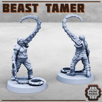 Beast Tamer - Grimdark Brute Tamer -  Sci-Fi Grimdark Mercenaries by Print Minis