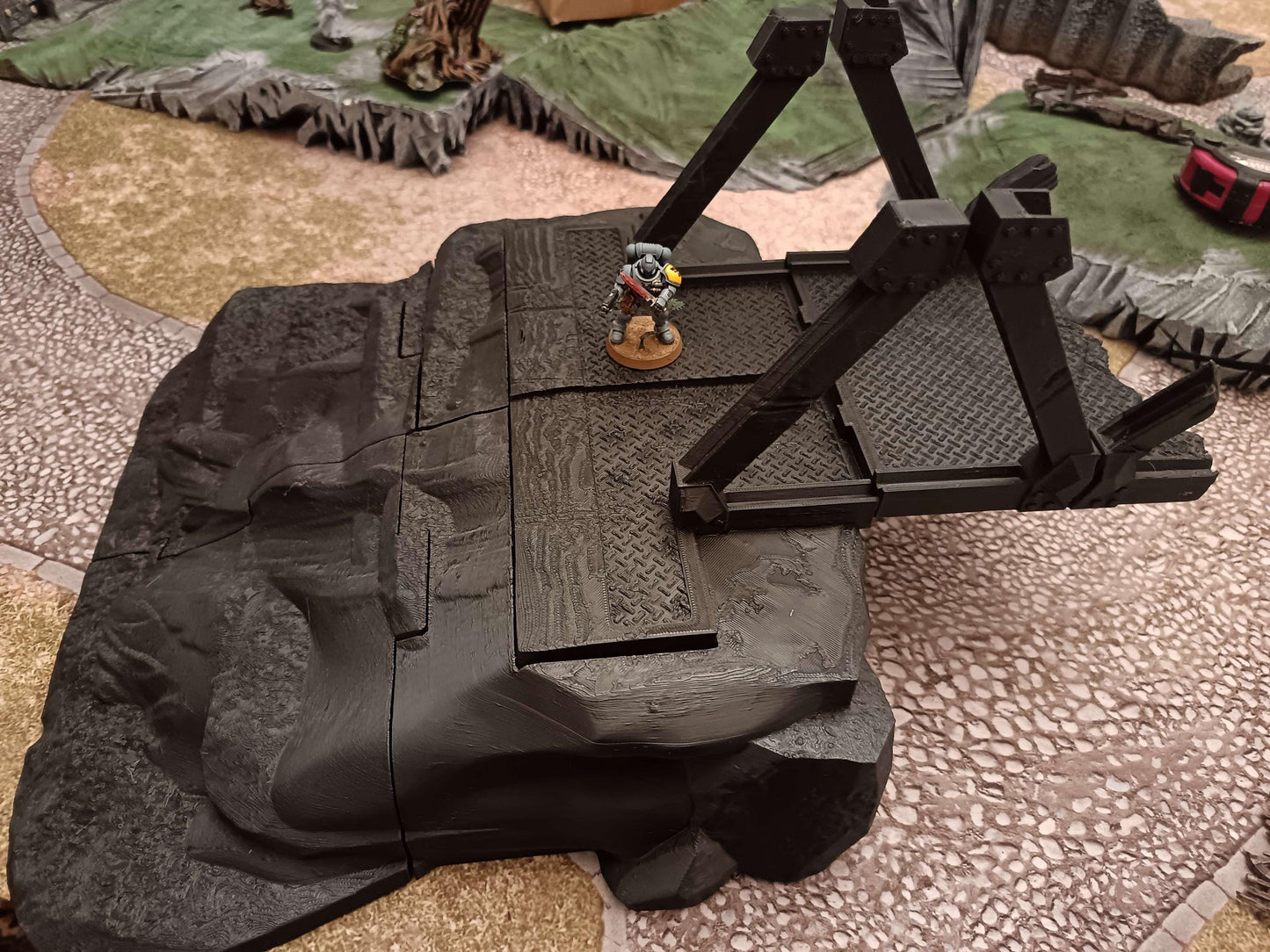 Modular METAL BRIDGES Terrain Cityscape Set, Perfect for Tabletop Wargames by Txarli Factory